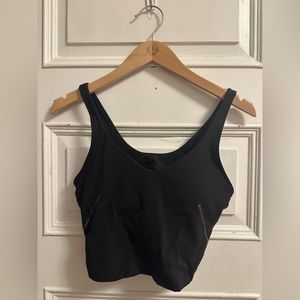 lululemon align tank black with gold designs